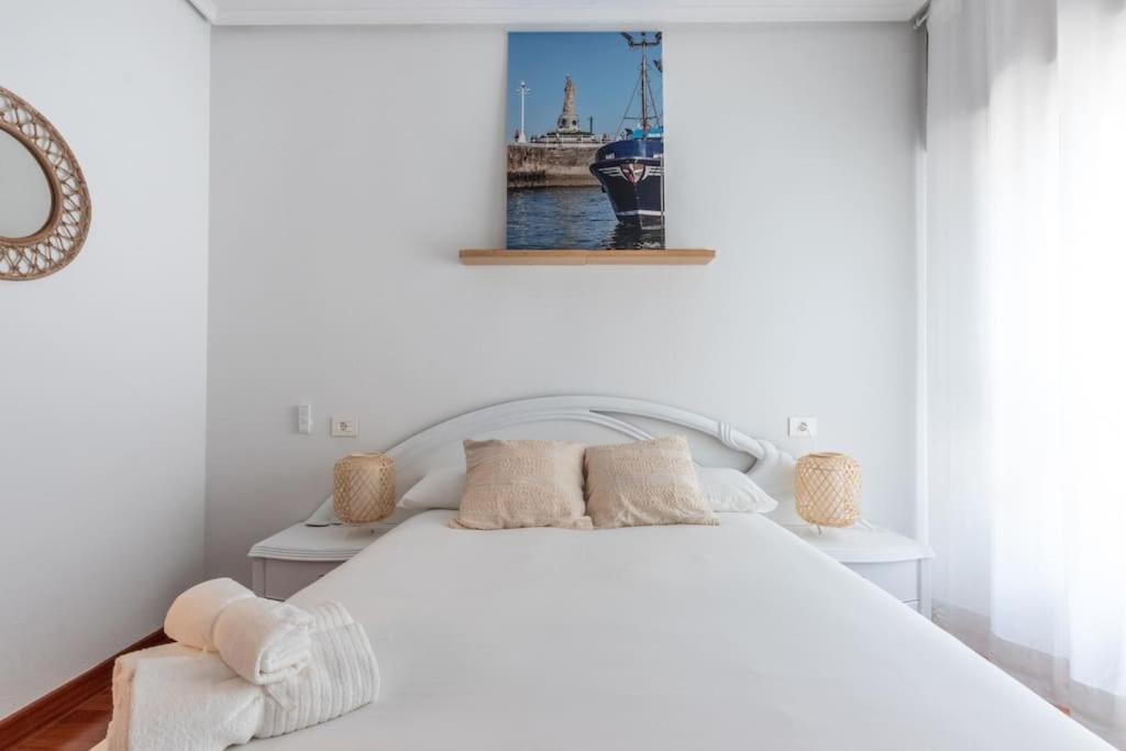 Appartement Acogedor Piso En Santurtzi .Parking Privado Extérieur photo